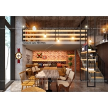 Thiết kế quán cafe trọn gói Manoa - Hải Phòng